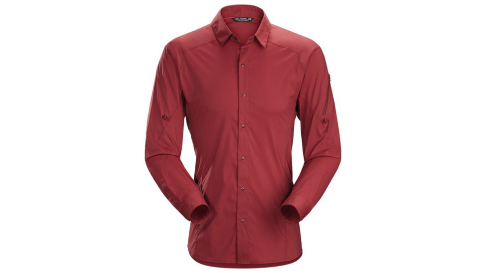 Arc'Teryx Elaho Men's Long Sleeve Shirt, Pompeii, Small, 324191