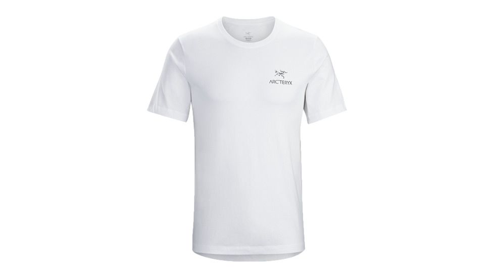 Arc'teryx Emblem Men's Short Sleeve T-Shirt, White, Extra Large, 329966