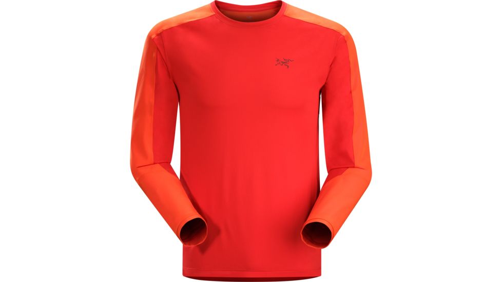 Arc'teryx Ether Comp Crew Long Sleeve - Men's-Diablo Red-XX-Large