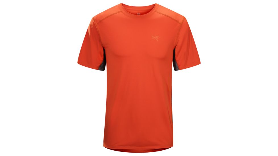 Arc'teryx Ether Crew Short Sleeve Shirt - Men's-Cinnabar-Large