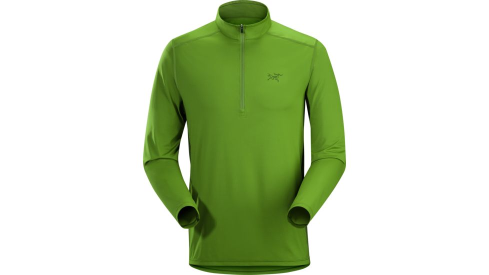 Arc'teryx Ether Zip Neck Long Sleeve - Men's -Gator-Small