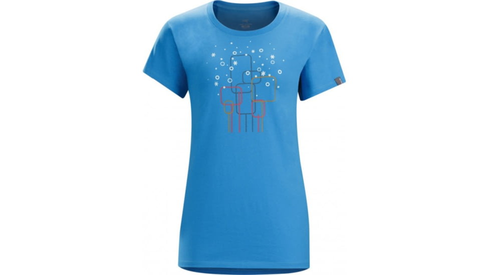 Arc'teryx Falling Snow Short Sleeve T-Shirt - Women's-Antilles Blue-Medium