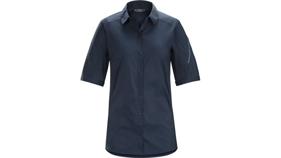 Arc'teryx Fernie Short Sleeve Shirt - Women's-Black Sapphire-X-Large