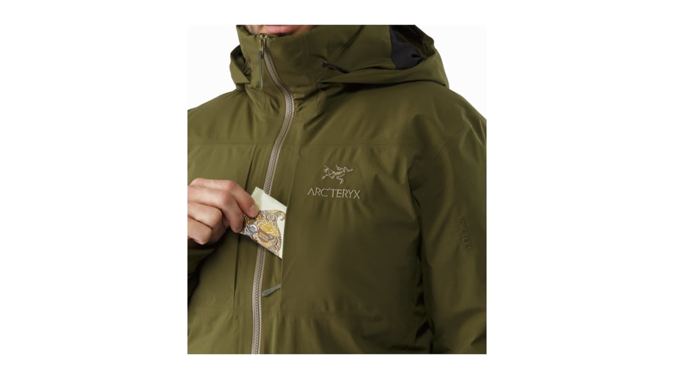 Arc'teryx Fission SV Jacket - Men's-Dark Moss-Clearance-Small