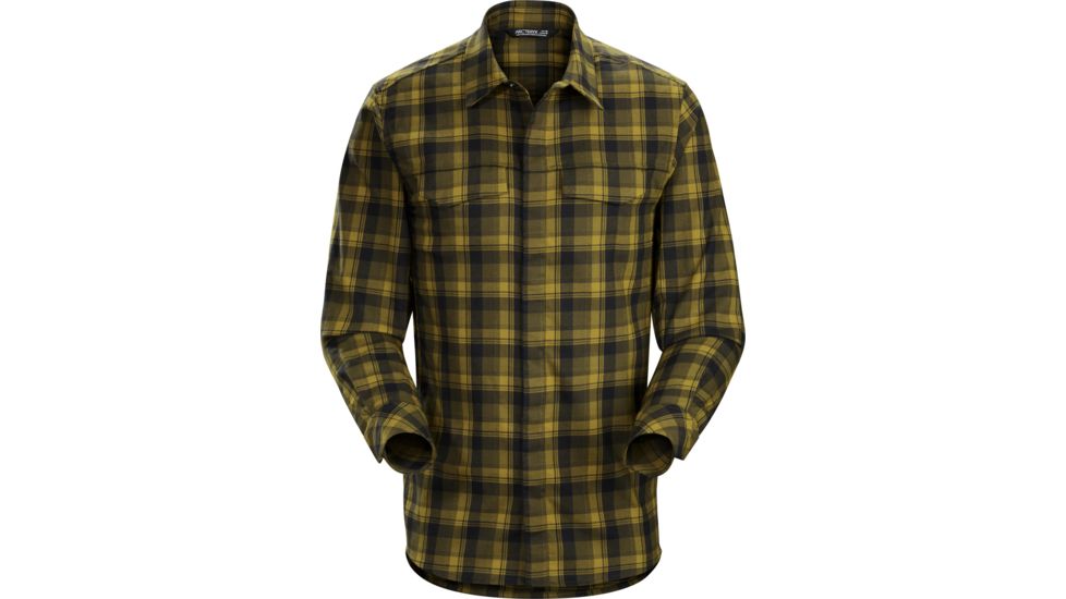 Arc'teryx Gryson Long Sleeve Shirt - Men's-Dark Moss Centaur-Medium