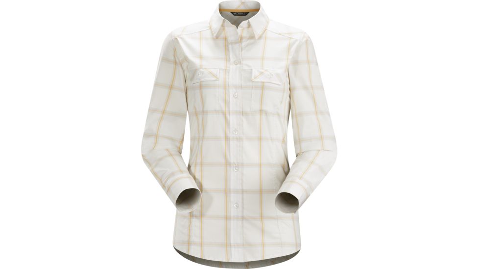 Arc'teryx Melodie LS Shirt - Women's-White Papaya-Small