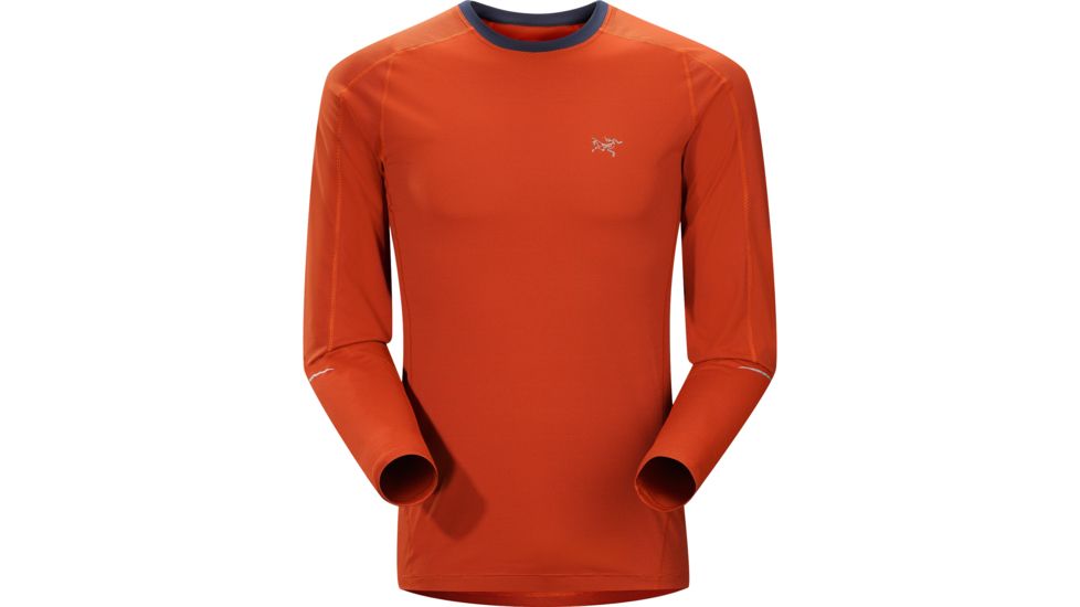 Arc'teryx Motus Crew Long Sleeve Shirt - Men's-Cinnabar-Small