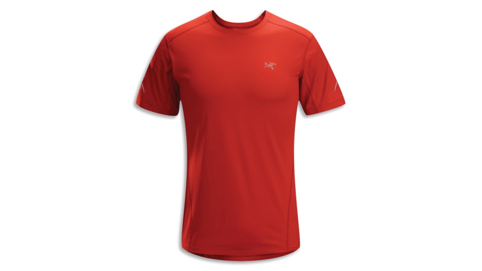 Arc'teryx Motus Crew Short Sleeve Shirt - Men's-Cinnabar-Small