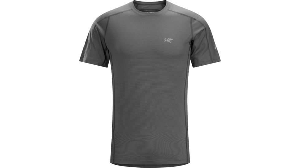 Arcteryx Motus Crew Short Sleeve Shirt - Mens-Iron Anvil-Large