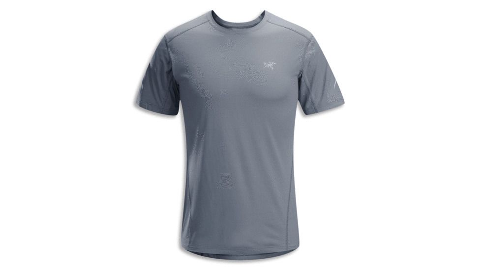 Arc'teryx Motus Crew Short Sleeve Shirt - Men's-Platinum-Small