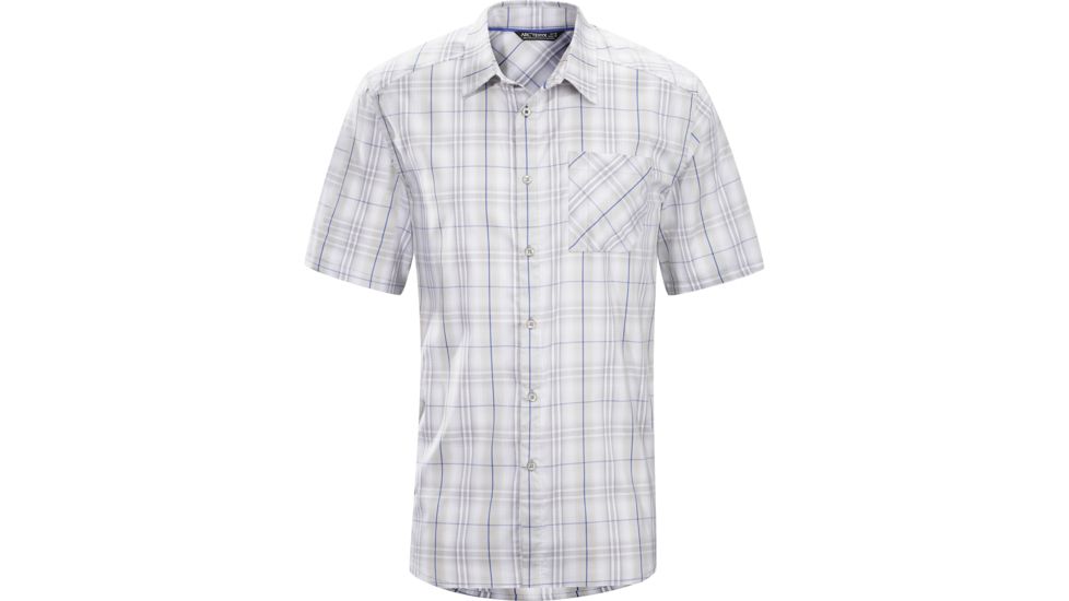 Arc'teryx Pathline Short Sleeve Shirt - Men's-Pewter-Small
