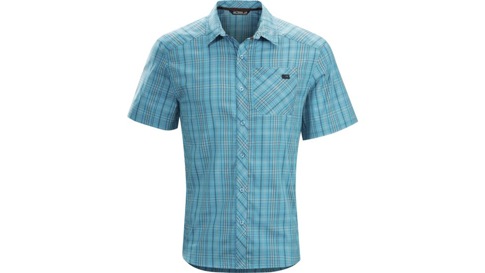 Arc'teryx Peakline SS Shirt - Men's-Blue Tetra-Small