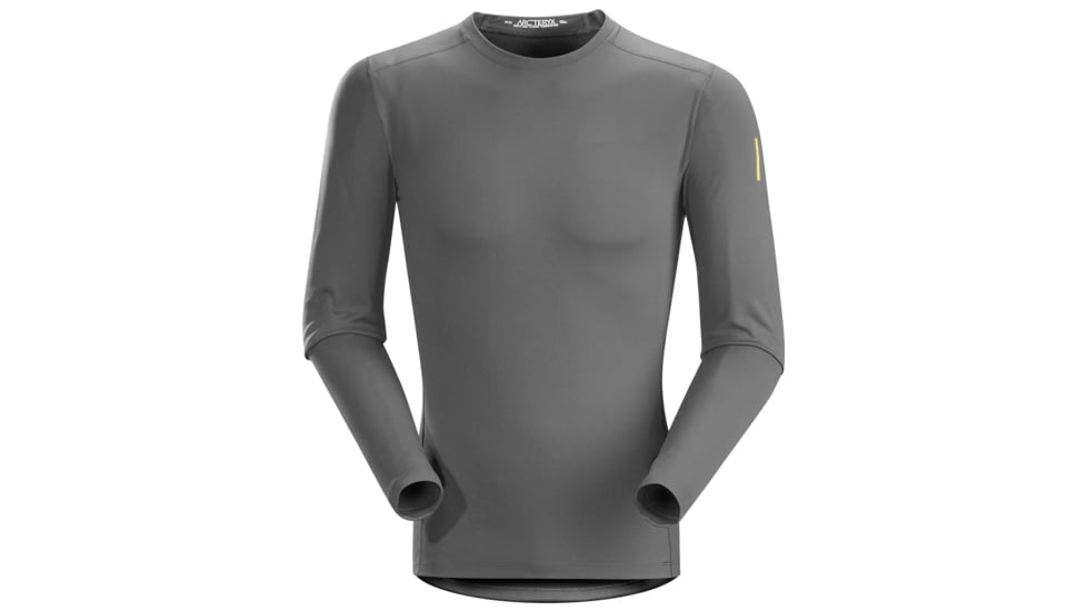 Arc'teryx Phase AR Crew Long Sleeve - Men's-Iron Anvil-Medium