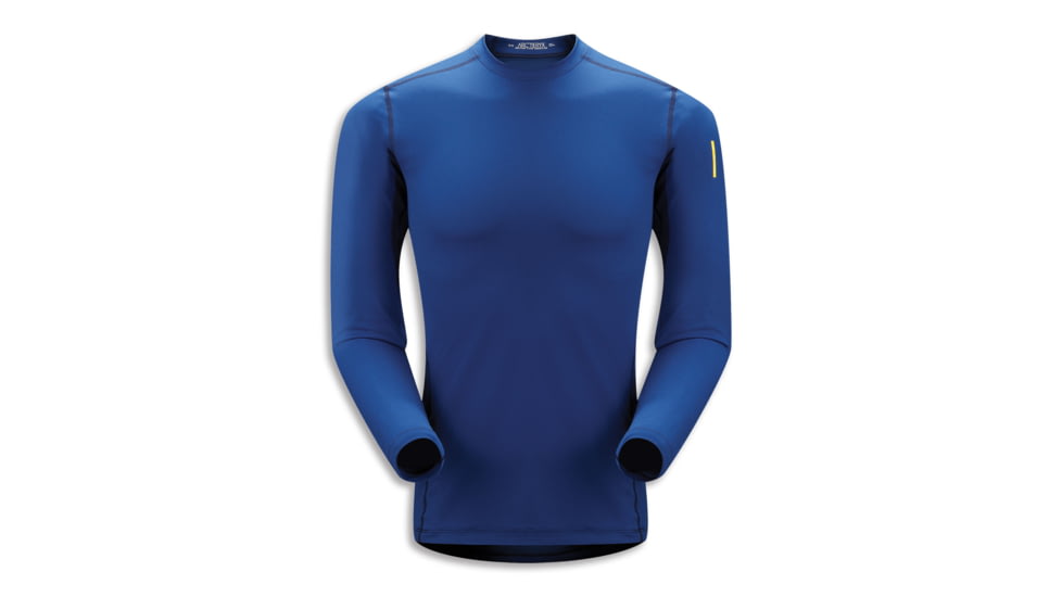 Arc'teryx Phase AR Crew Long Sleeve - Men's-Iron Anvil-X-Large