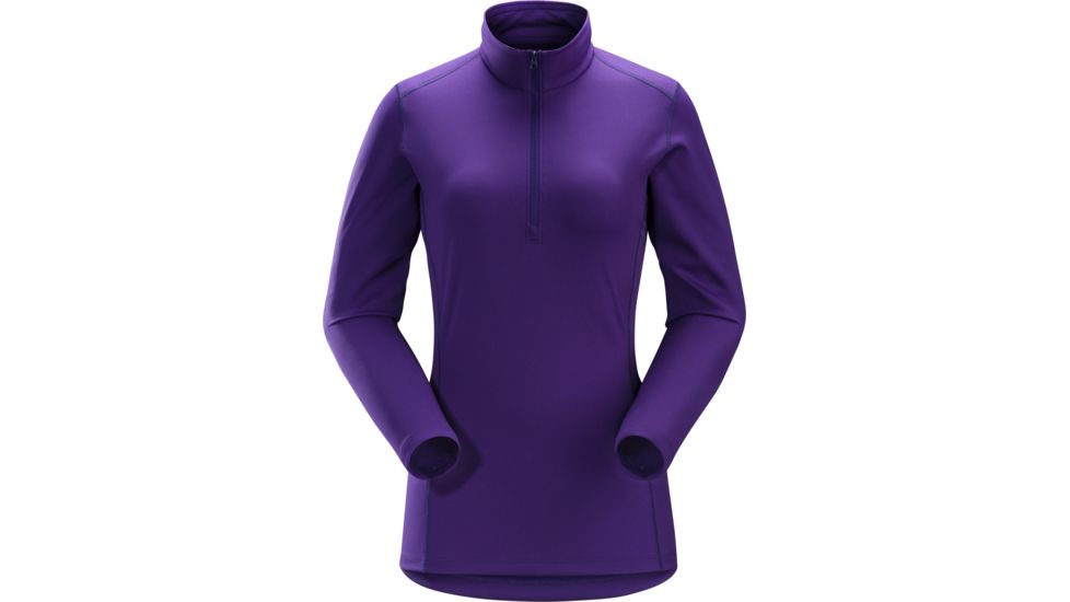 Arc'teryx Phase AR Zip Neck - Women's-Azalea-X-Small