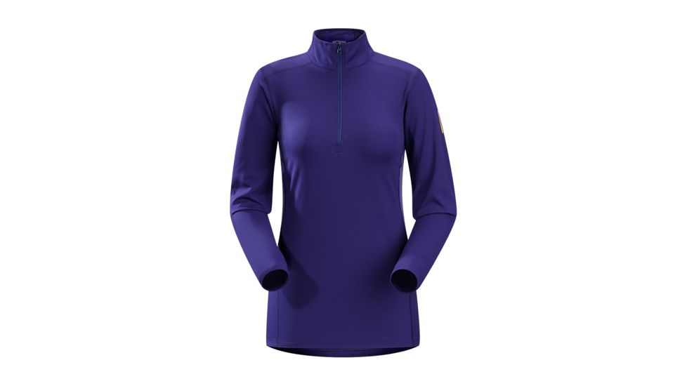 Arc'teryx Phase AR Zip Neck - Women's-Azulene-X-Small