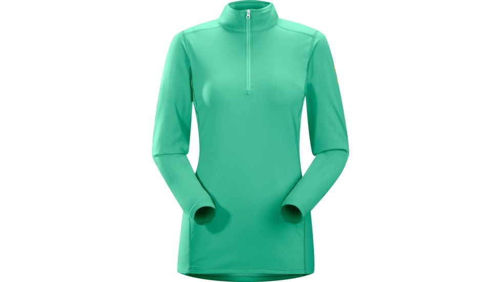 Arc'teryx Phase AR Zip Neck - Women's-Seaglass-Small