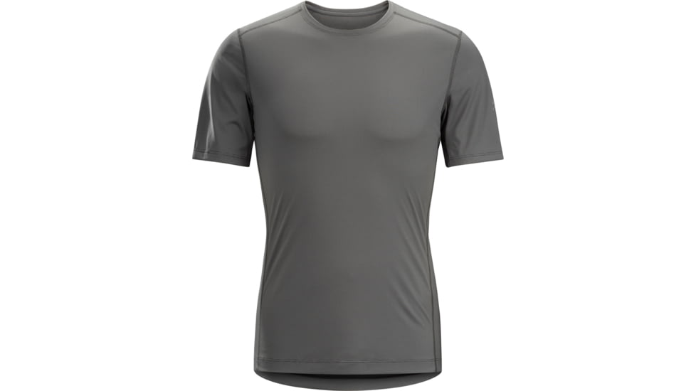Arc'teryx Phase SL Crew Short Sleeve Baselayer - Men's-Nautic Grey-Small