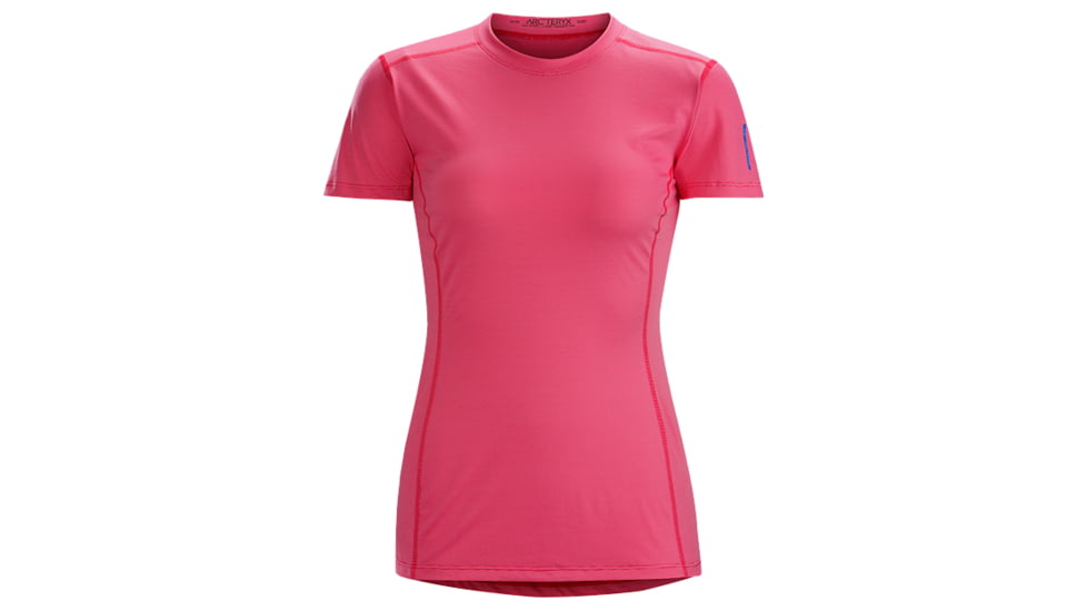 Arc'teryx Phase SL Crew Short Sleeve Baselayer - Women's -Pink Lotus-Medium