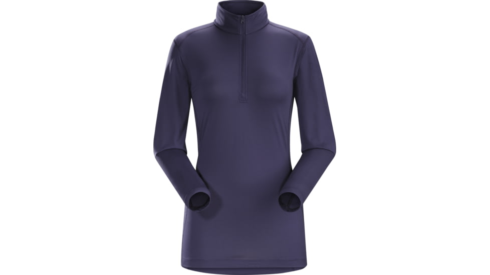 Arc'teryx Phase SL Zip Neck LongSleeve Baselayer - Women's -Marianas-Large