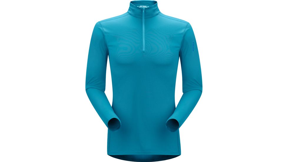 Arc'teryx Phase SL Zip Neck LS - Men's-Riptide-Medium