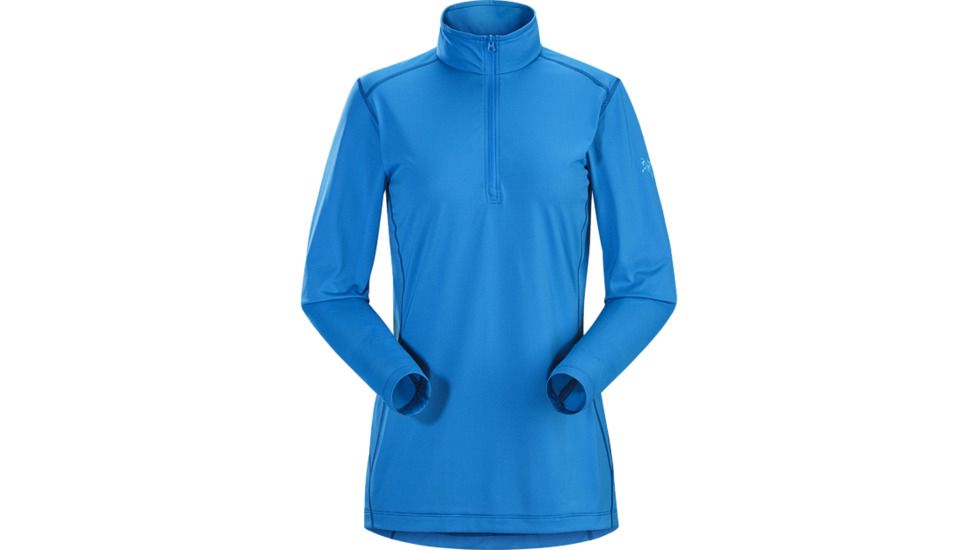 Arc'teryx Phase SL Zip Neck Women's Long Sleeve, Macaw, Large, 324594