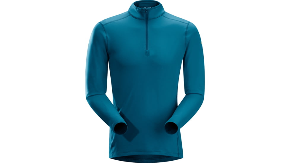 Arc'teryx Phase SV Zip Neck Long Sleeve Shirt - Men's-Thalo Blue-X-Large