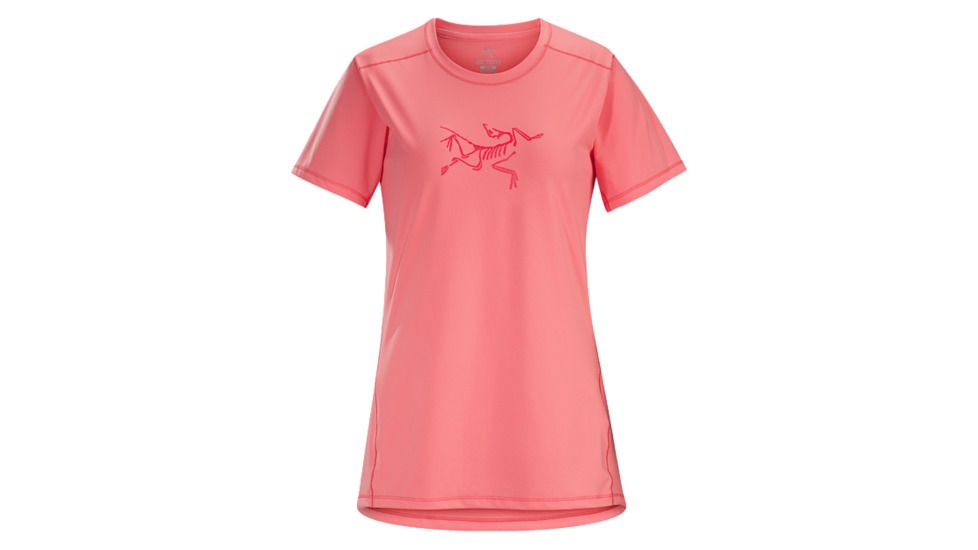 Arc'Teryx Phasic Evolution Crew Women's Short Sleeve, Lamium Pink, Small, 326045