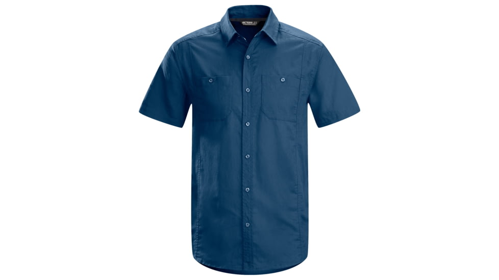 Arc'teryx Ravelin Short Sleeve Shirt - Men's-Blue Moon-X-Large