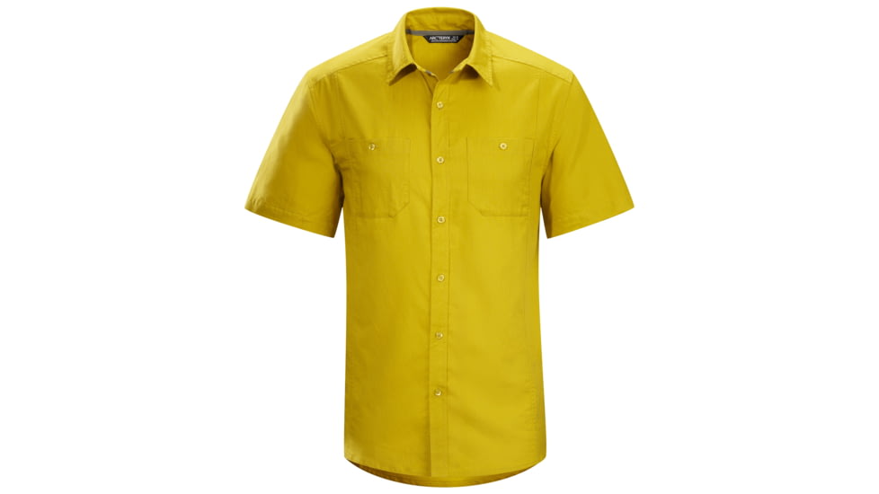 Arc'teryx Ravelin Short Sleeve Shirt - Men's-Golden Palm-X-Large