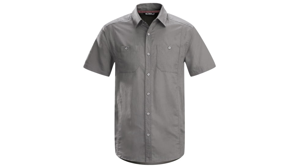 Arc'teryx Ravelin Short Sleeve Shirt - Men's-Soapstone-X-Large