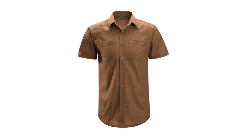 Arc'teryx Ravelin SS Shirt - Men's-Nubian Brown-X-Large