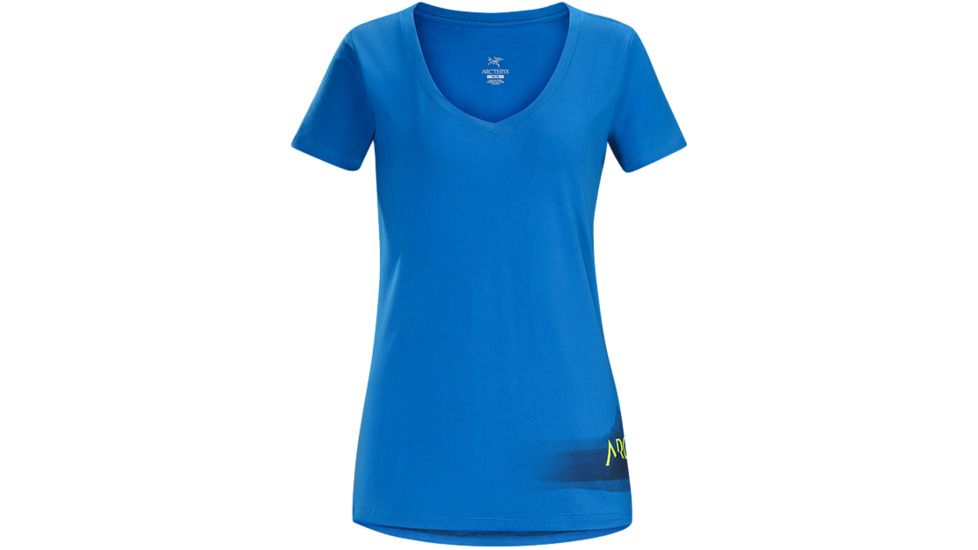 Arc'teryx Remote Short Sleeve Women's V-Neck, Macaw, Extra Small, 330196
