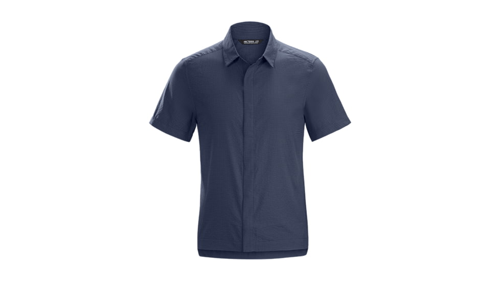 Arc'teryx Revvy Short Sleeve Men's Shirt, Heron, Extra Large, 327678