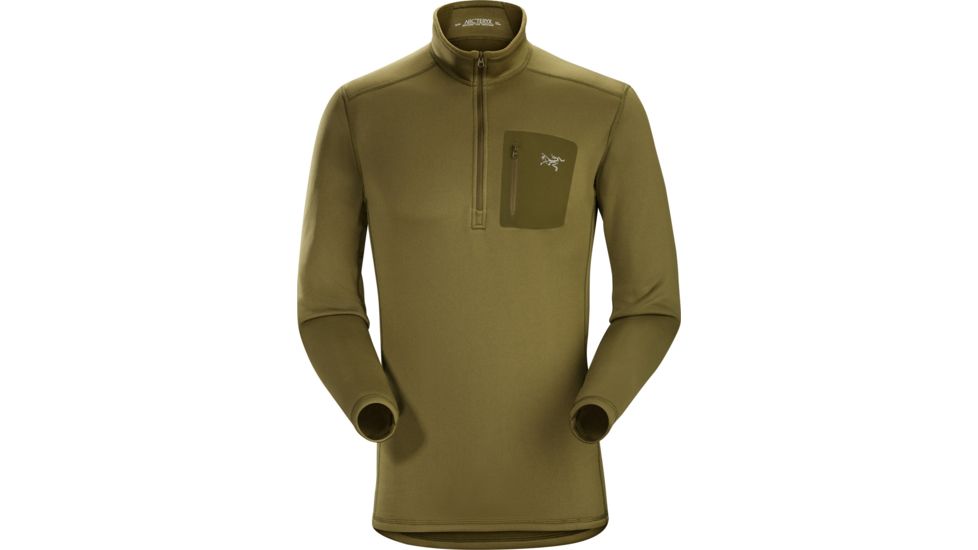 Arc'teryx Rho AR Zip Neck - Men's-Roman Pine-Large