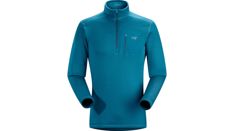 Arc'teryx Rho AR Zip Neck - Men's-Thalo Blue-Large