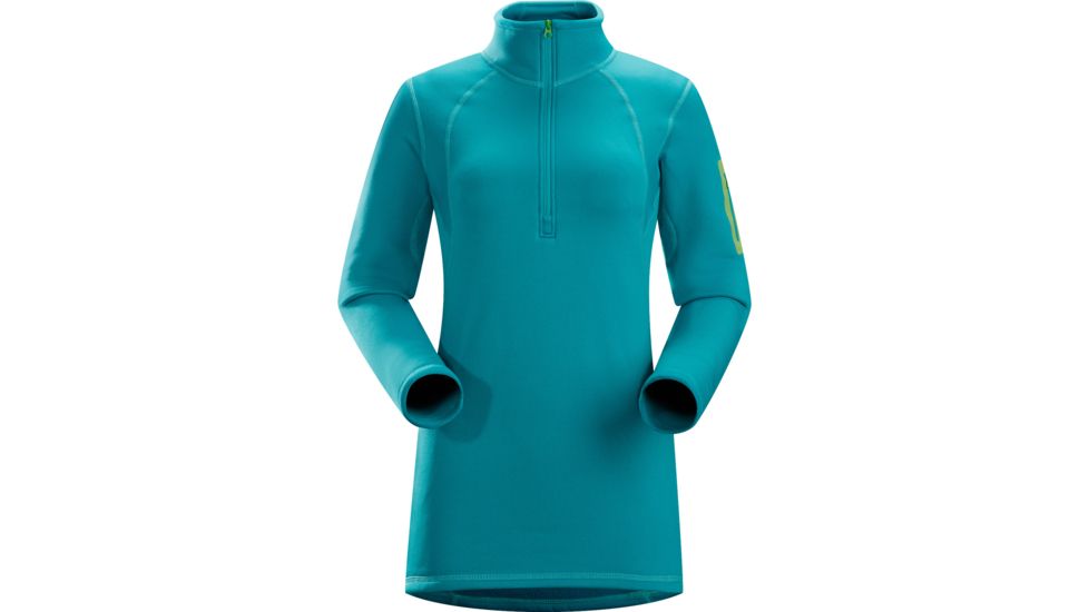 Arc'teryx Rho AR Zip Neck Pullover - Women's-Blue Tetra-Medium