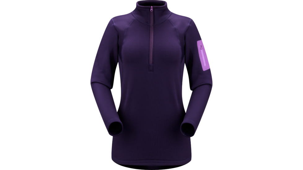 Arc'teryx Rho AR Zip Neck Pullover - Women's-Blue Tetra-Small