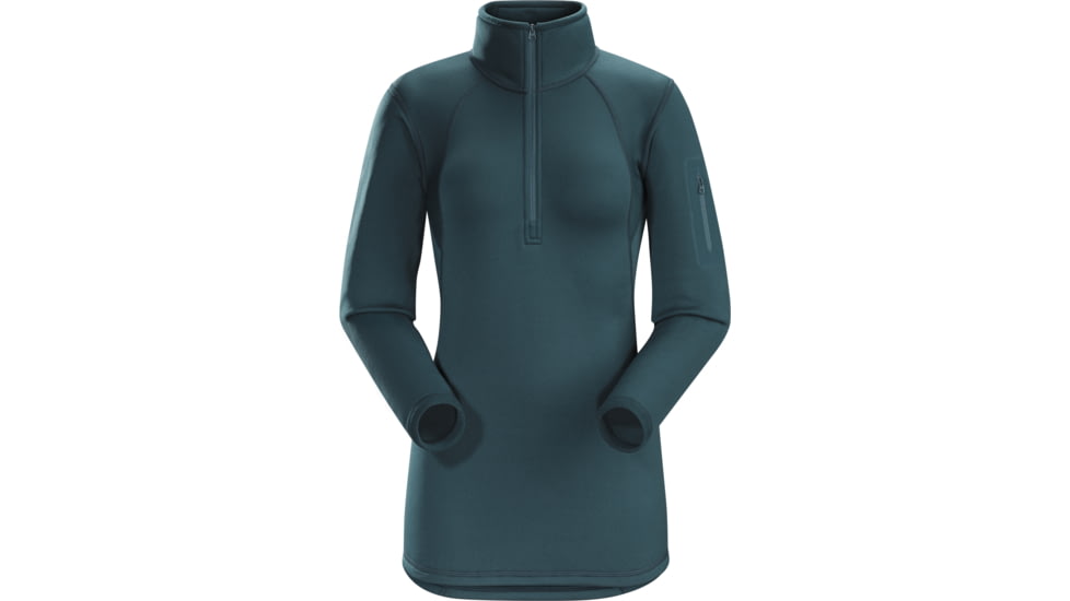 Arc'teryx Rho AR Zip Neck - Women's-Oceanus-Large