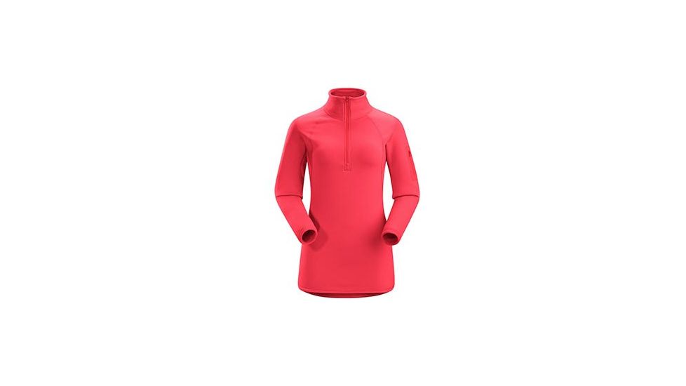 Arc'teryx Rho AR Zip Neck - Women's-Pink Guava-Large