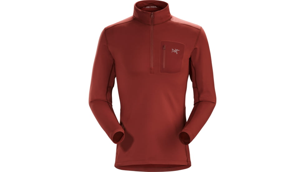 Arc'teryx Rho LT Zip Neck - Men's-Pompeii-Medium