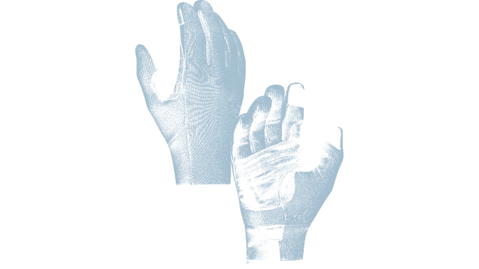 Rivet Glove-Adriatic Blue-Large