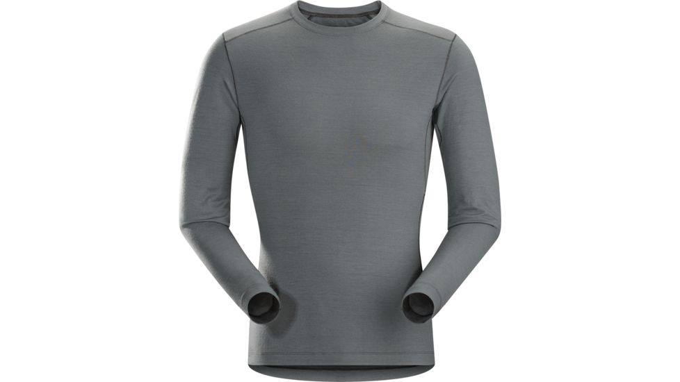 Arc'teryx Satoro AR Long Sleeve Crew Neck Shirt - Men's-Nautic Grey-Medium