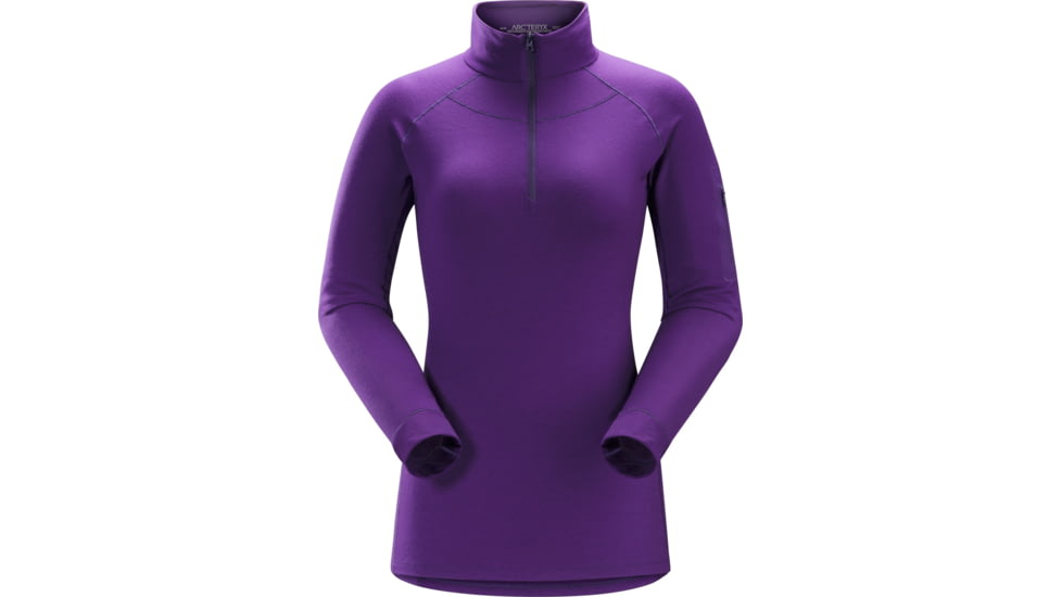 Arc'teryx Satoro AR Zip Neck Long Sleeve - Women's-Azalea-Small