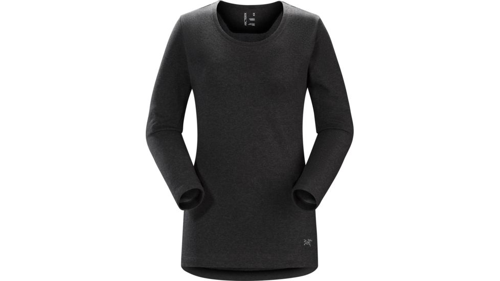 Arc'teryx Sirrus Long Sleeve Top - Women's-Black Heather-Medium