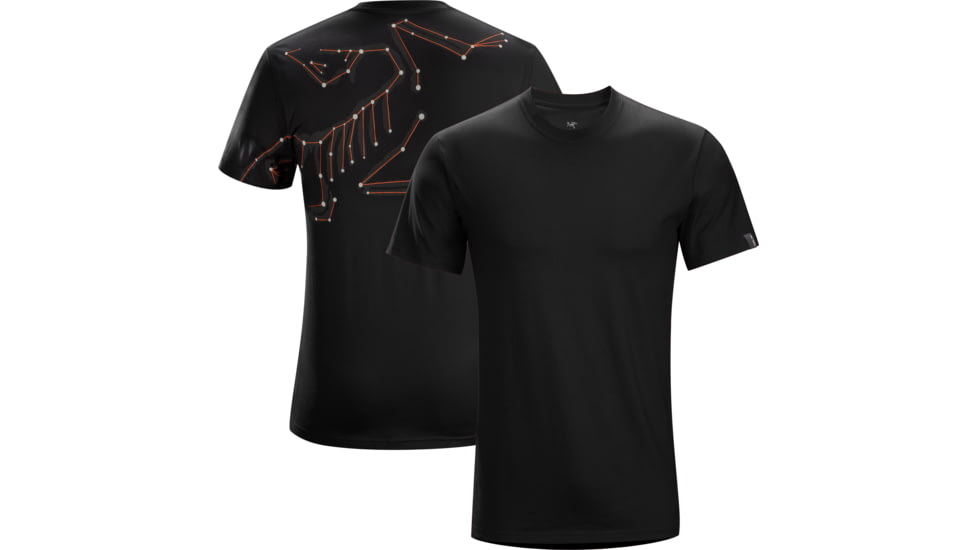 Arc'teryx Star-Bird Short Sleeve T-Shirt - Men's-Black-Small