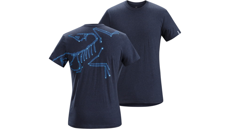 Arc'teryx Star-Bird Short Sleeve T-Shirt - Men's-Heathered Admiral-Small