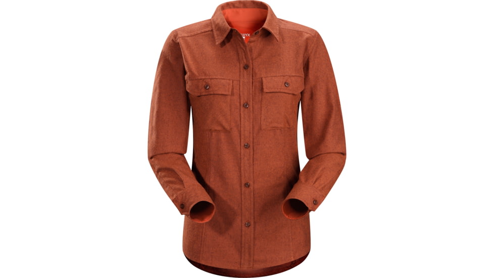 Arc'teryx Tavla Long Sleeve Shirt - Women's-Copper Wine-Small