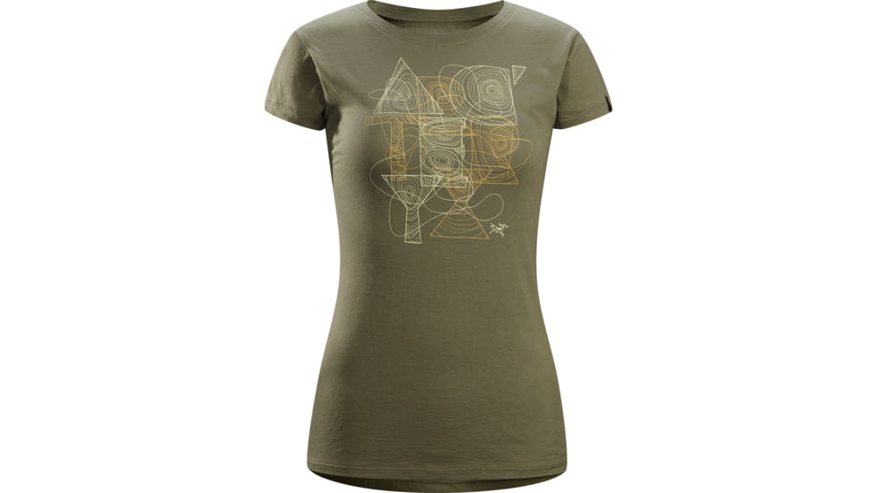 Arc'teryx Topo Word Short Sleeve T-Shirt - Women's-Cargo Green-X-Small