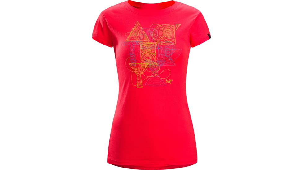 Arc'teryx Topo Word Short Sleeve T-Shirt - Women's-Dragonfruit-Small